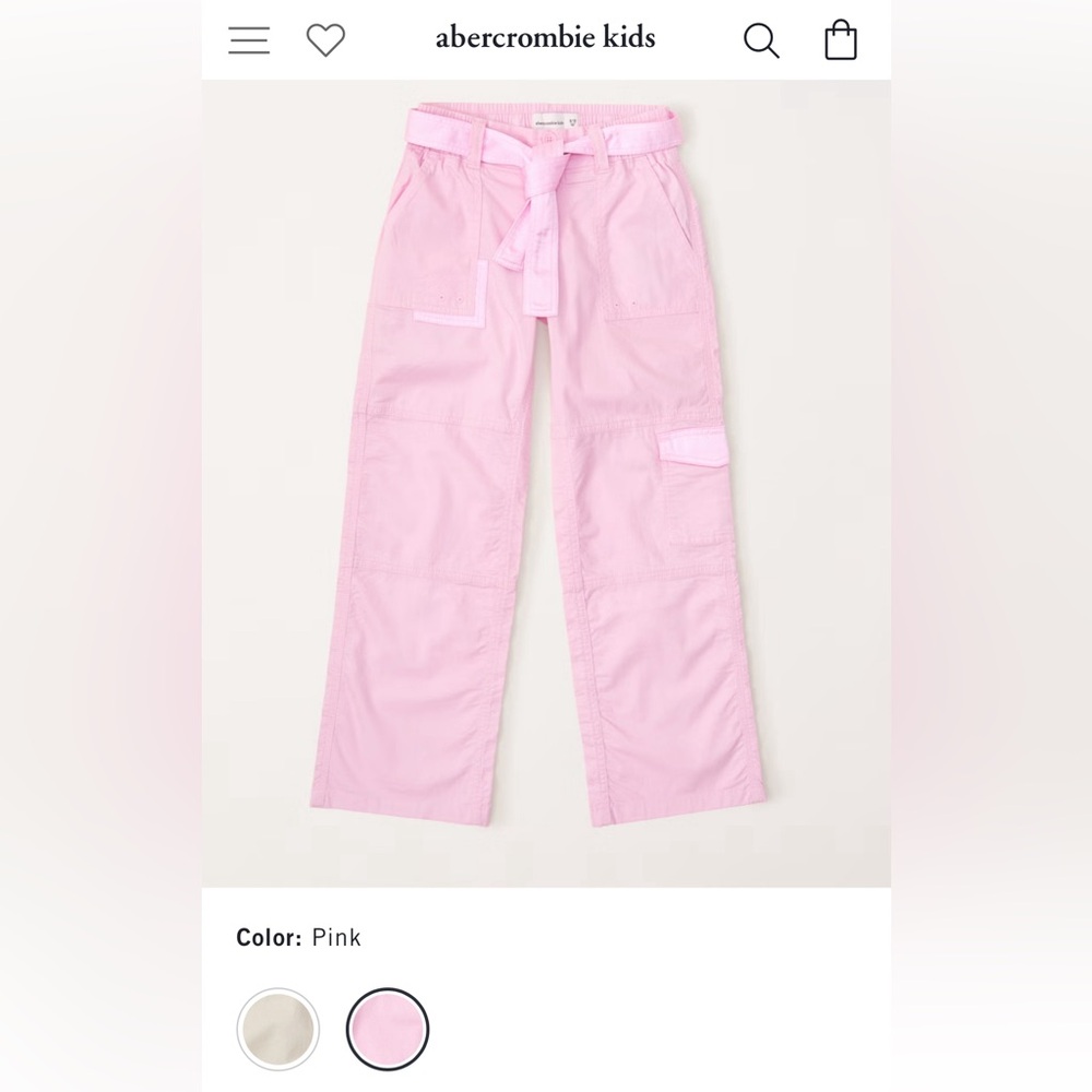 Pink Cargo Pants